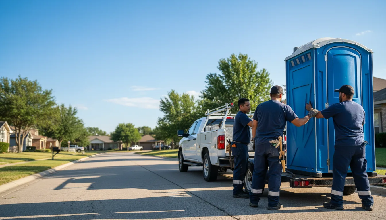 Portable Toilet Rental in Happy, TX near me
